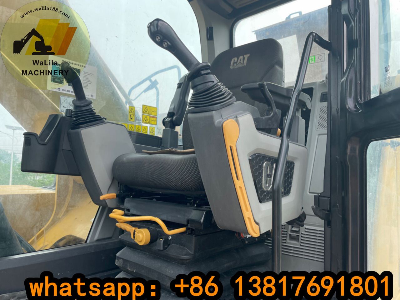 2023 Caterpillar 320 Crawler Excavator interior cab view 2023 Caterpillar 320 Crawler Excavator interior cab view