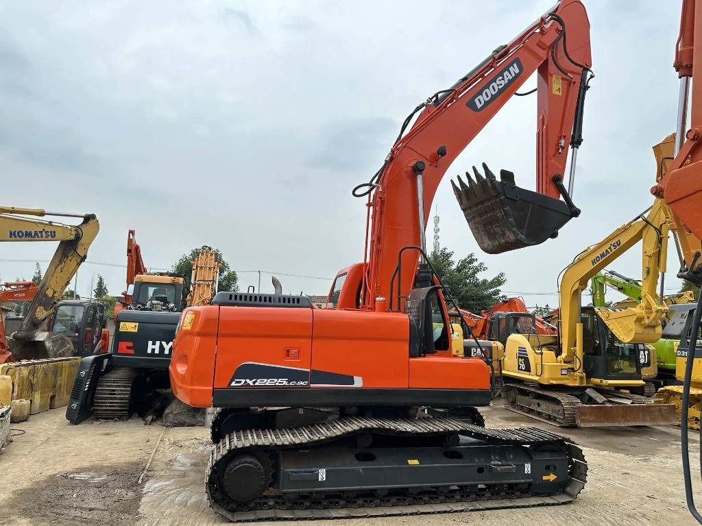 2023 Doosan DX225LC-9C crawler excavator side view