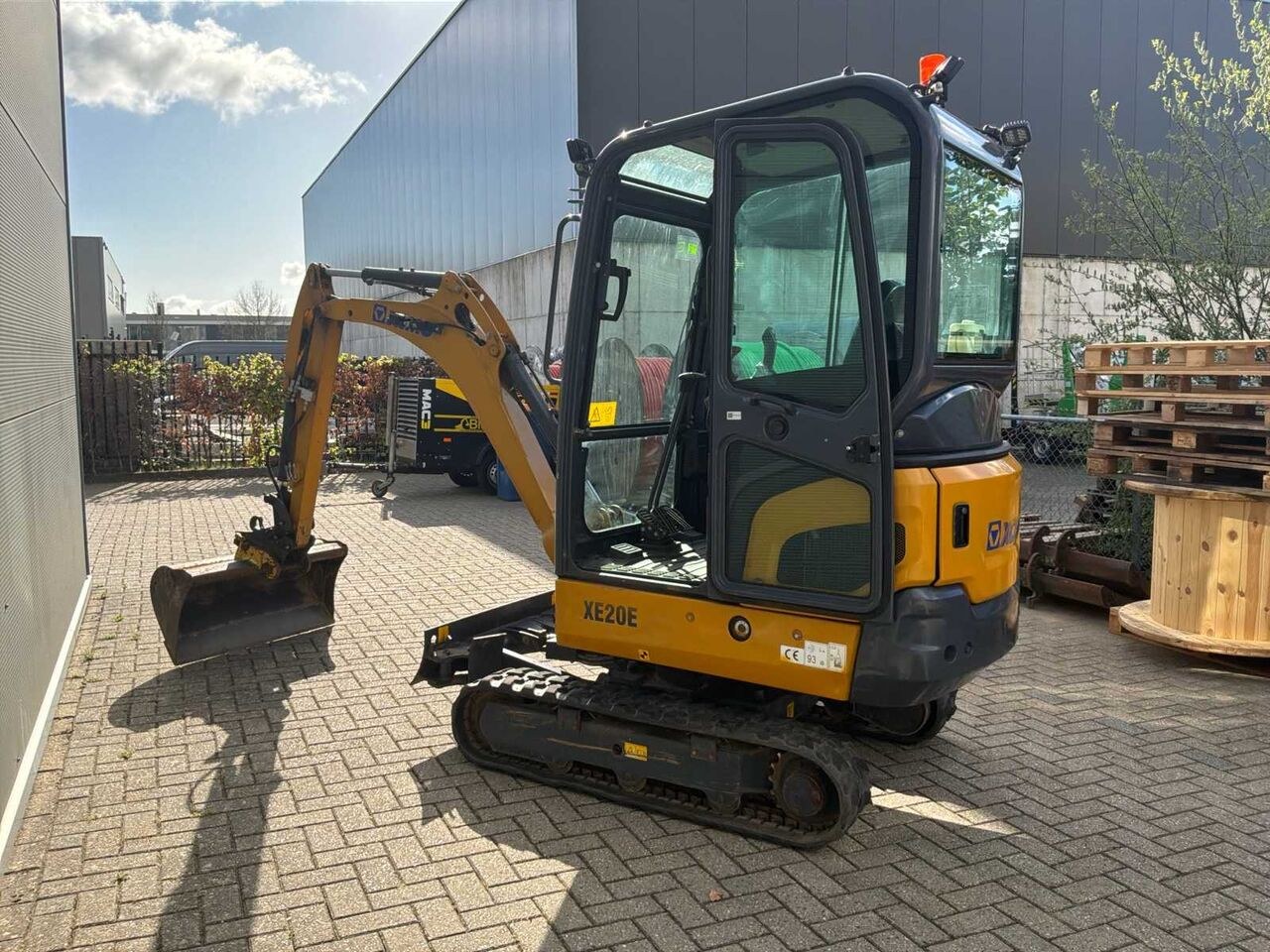 2024 XCMG XE20E mini excavator, side view