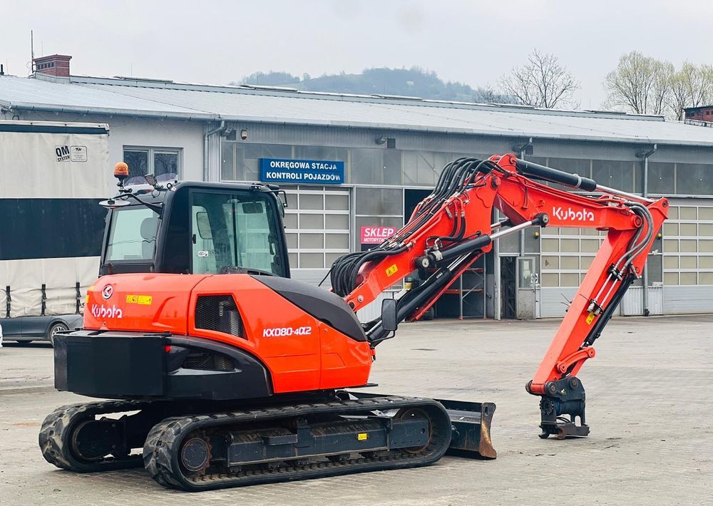 2020 Kubota KX080-4 Α2 crawler excavator, side view