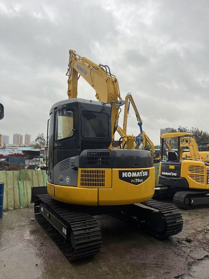 2022 Komatsu PC78US crawler excavator rear three-quarter view 2022 Komatsu PC78US crawler excavator rear three-quarter view