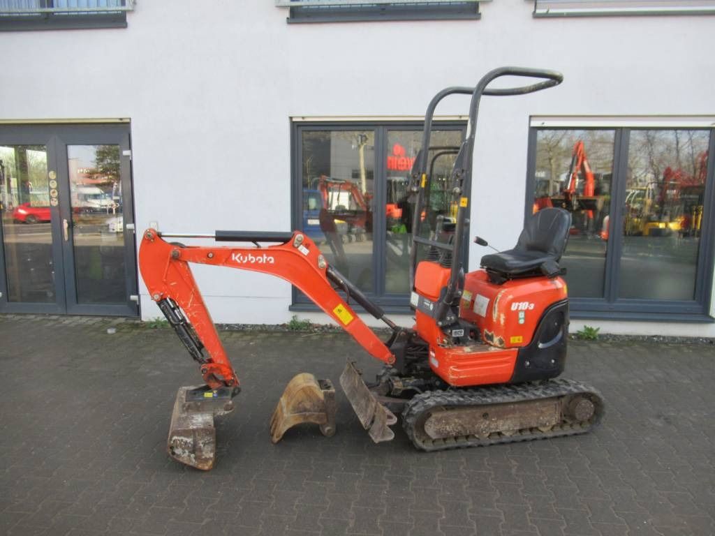 2014 Kubota U10-3 mini excavator, side view 2014 Kubota U10-3 mini excavator, side view