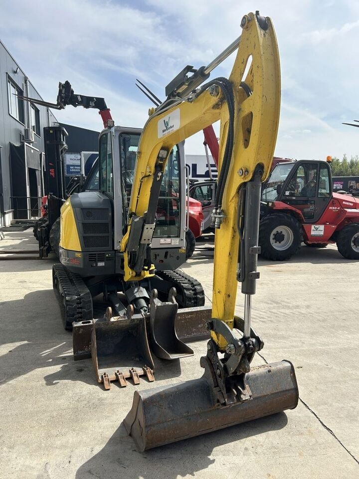 2024 Wacker Neuson EZ36 mini excavator, front three-quarter view