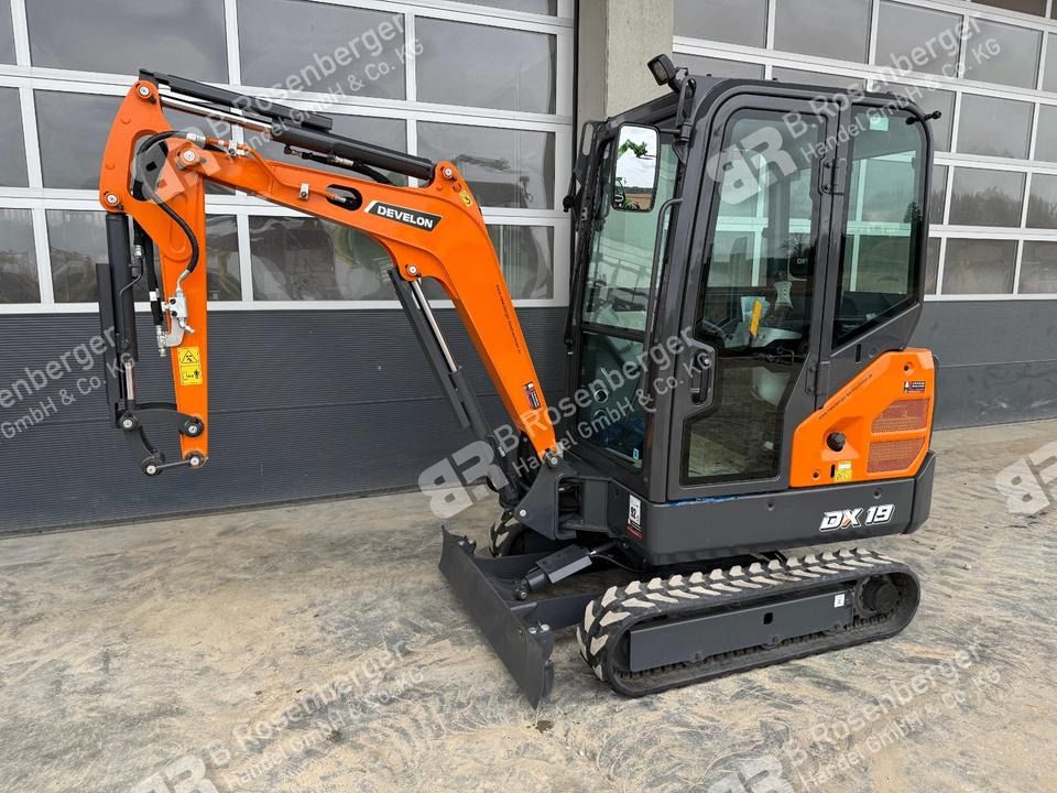 2024 Develon DX19-7 mini excavator, side view
