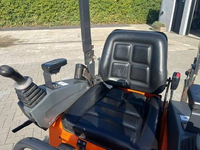 2022 Doosan DX10Z mini excavator operator station view