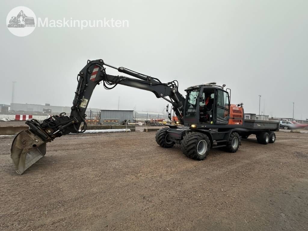 2019 Atlas 160W SWEDISH EDITION wheel excavator side view
