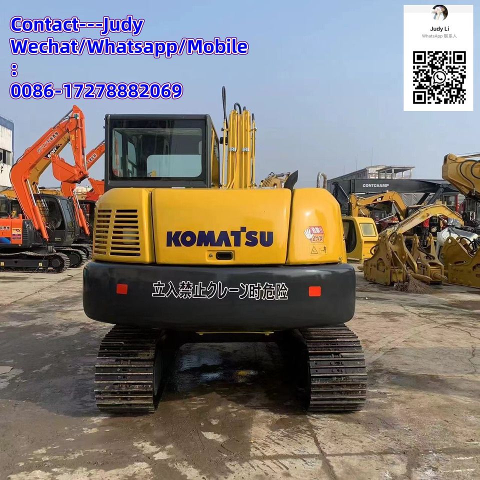 2021 Komatsu PC60 excavator rear view 2021 Komatsu PC60 excavator rear view