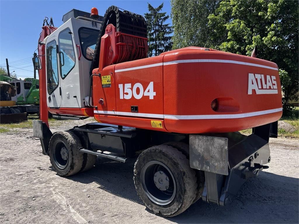 2002 Atlas 1504MI material handler, rear three-quarter view 2002 Atlas 1504MI material handler, rear three-quarter view