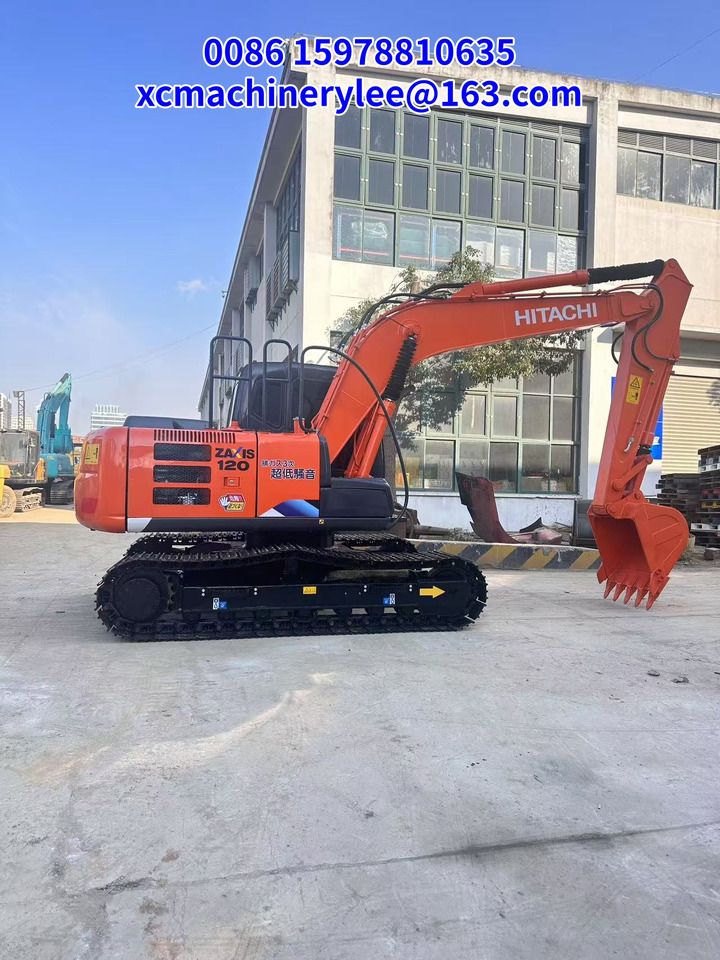 2024 Hitachi Zaxis 120 crawler excavator, side view 2024 Hitachi Zaxis 120 crawler excavator, side view
