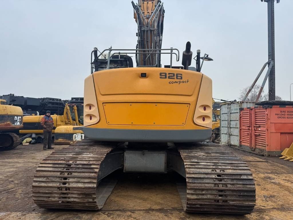 2015 Liebherr 926 Compact crawler excavator rear view 2015 Liebherr 926 Compact crawler excavator rear view