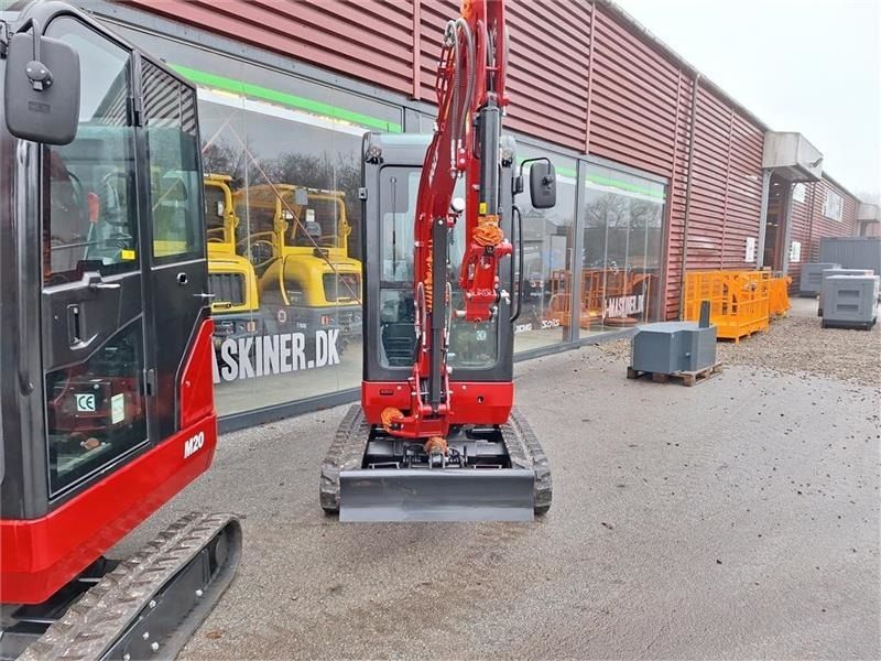 2025 Mole M20 mini excavator, front view