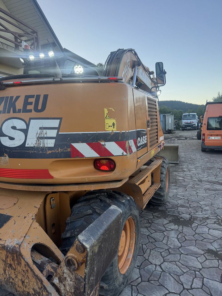 2006 CASE WX145 wheel excavator rear view 2006 CASE WX145 wheel excavator rear view