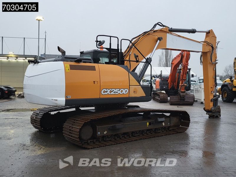 2020 CASE CX250D crawler excavator, rear three-quarter view 2020 CASE CX250D crawler excavator, rear three-quarter view