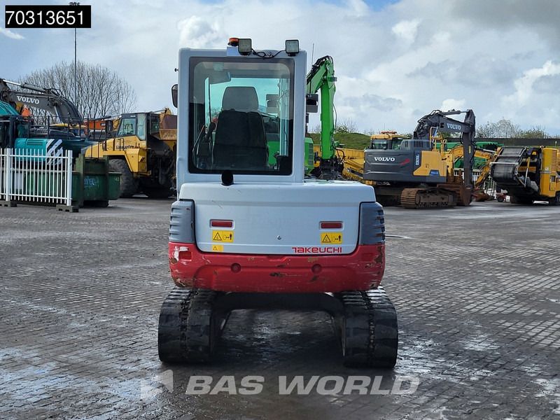 2018 Takeuchi TB250 mini excavator rear view 2018 Takeuchi TB250 mini excavator rear view