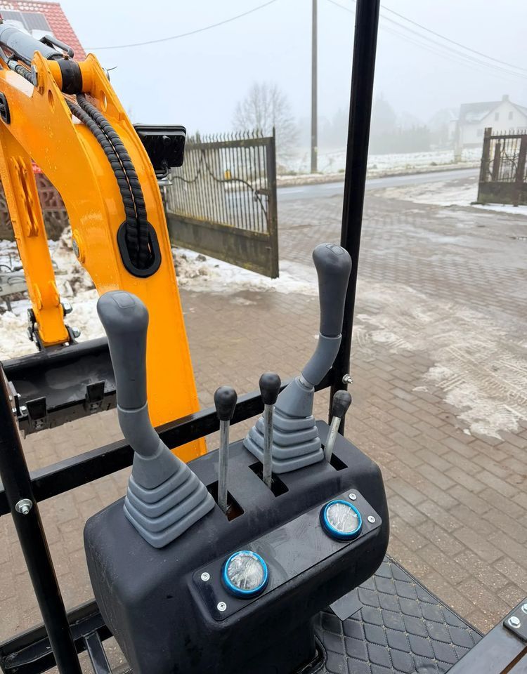 2025 JPC KV12 mini excavator operator controls view 2025 JPC KV12 mini excavator operator controls view