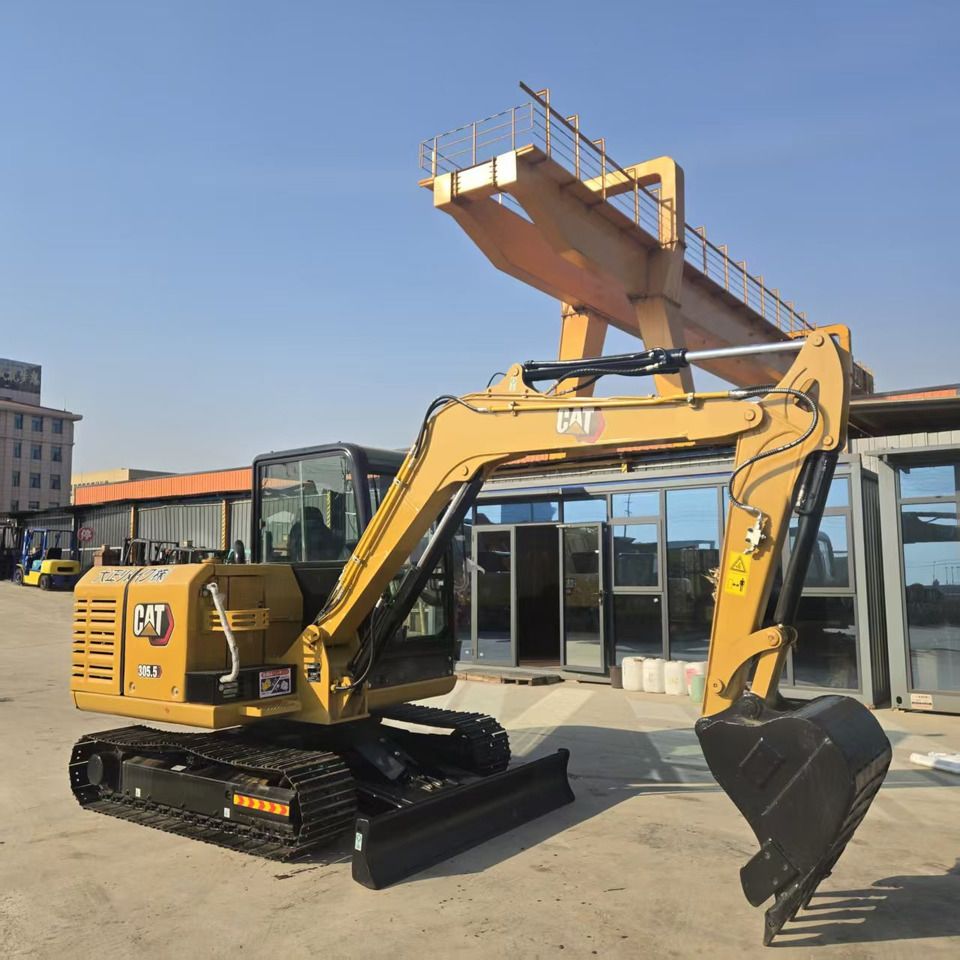 2024 Caterpillar 305.5 mini excavator, side profile view