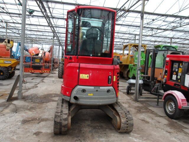 2017 Yanmar VIO25-6 mini excavator, rear view 2017 Yanmar VIO25-6 mini excavator, rear view