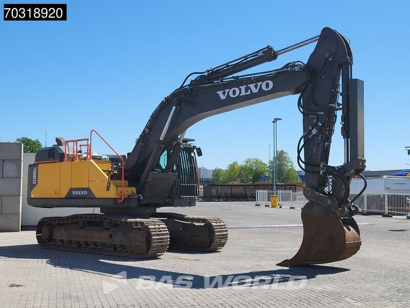 2018 Volvo EC380ENL crawler excavator, rear three-quarter view 2018 Volvo EC380ENL crawler excavator, rear three-quarter view