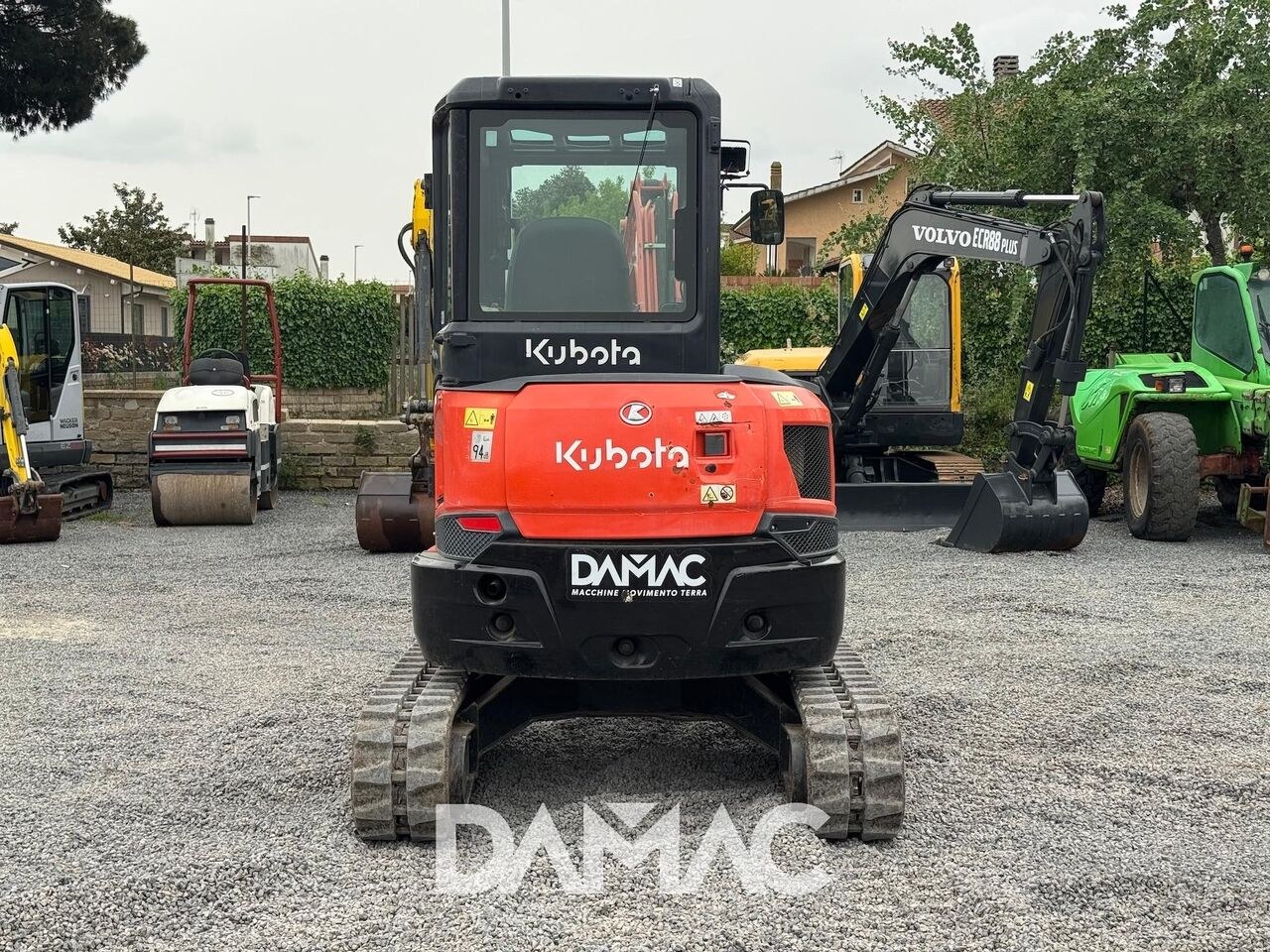 2018 Kubota U36-4 mini excavator, rear view 2018 Kubota U36-4 mini excavator, rear view