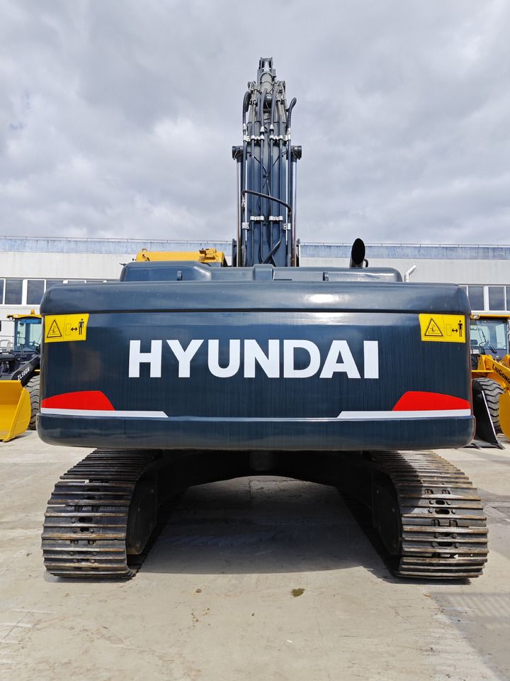 Hyundai R300LC-9S Crawler Excavator rear view