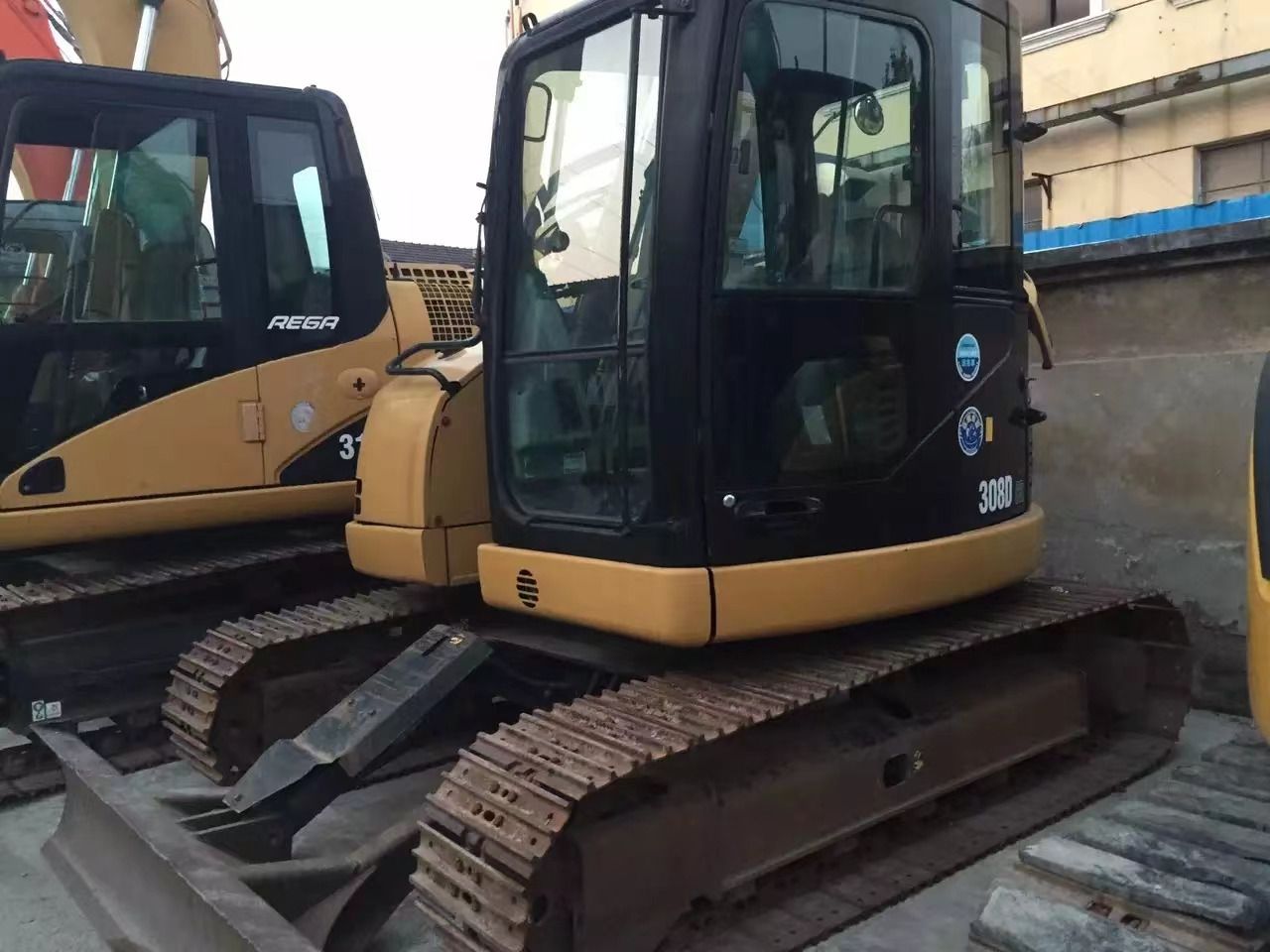 2022 Caterpillar 308D excavator, side view