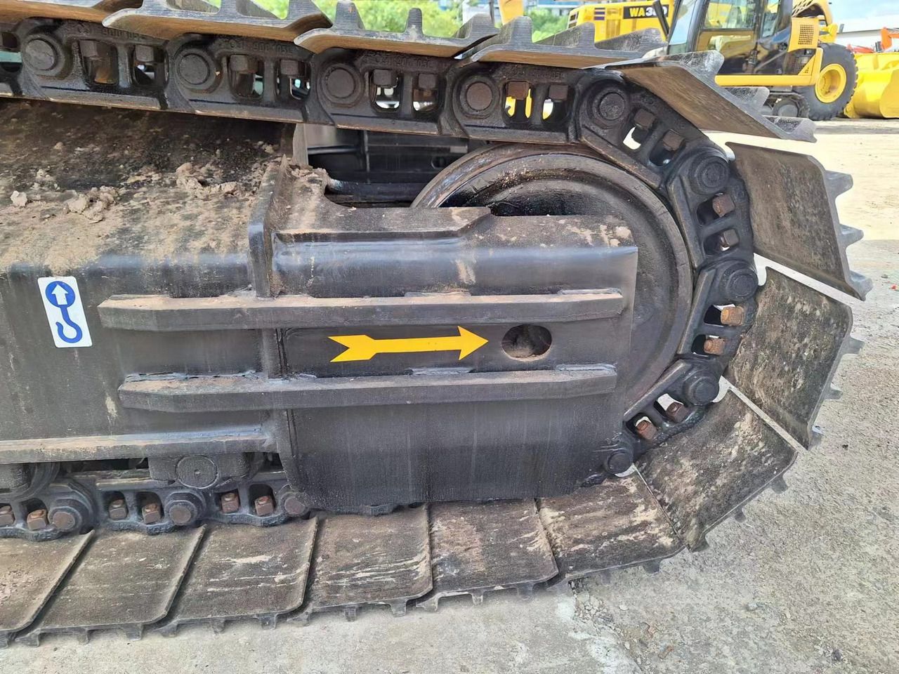 2024 Sany 215CPRO crawler excavator track assembly detail 2024 Sany 215CPRO crawler excavator track assembly detail