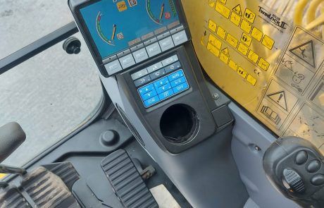 2011 Komatsu PC240LC-8 crawler excavator interior cab view 2011 Komatsu PC240LC-8 crawler excavator interior cab view