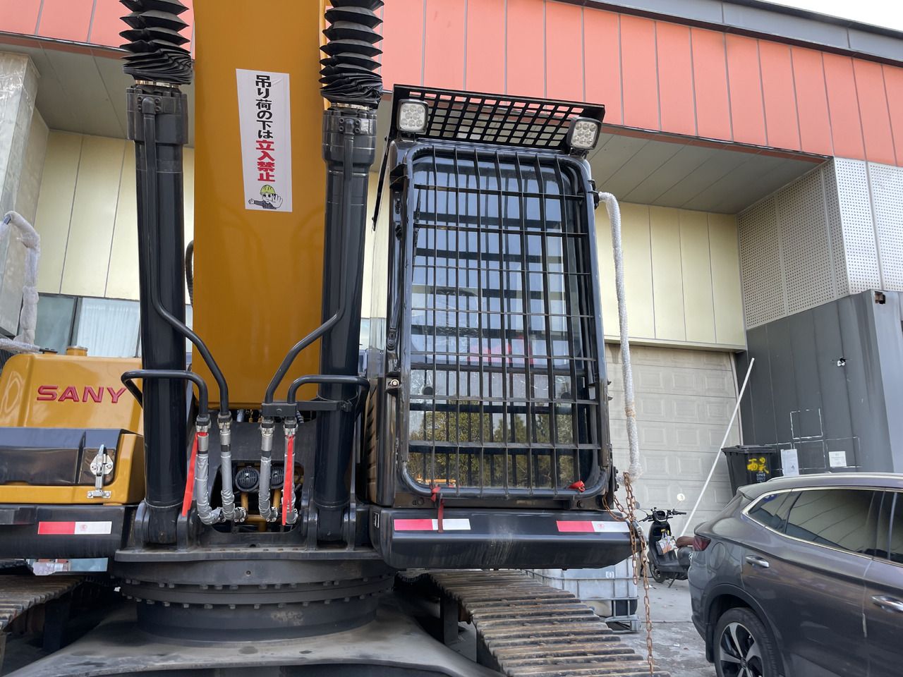 2024 Sany SY365H crawler excavator cab and boom detail