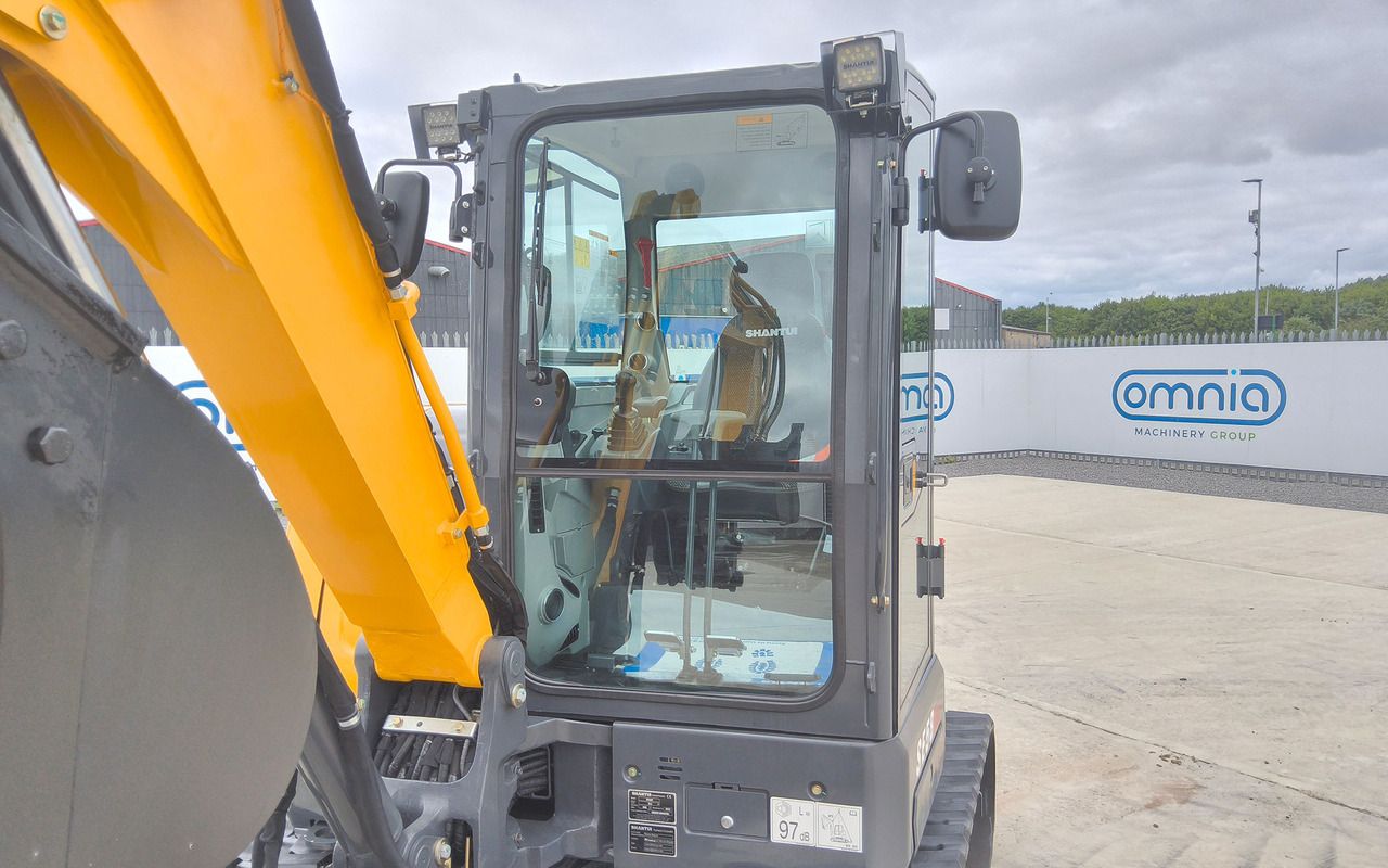 2026 Shantui SE58SR mini excavator cab view 2026 Shantui SE58SR mini excavator cab view