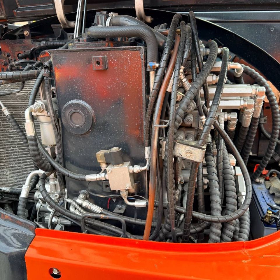 2023 Kubota KX165 mini excavator engine compartment view 2023 Kubota KX165 mini excavator engine compartment view