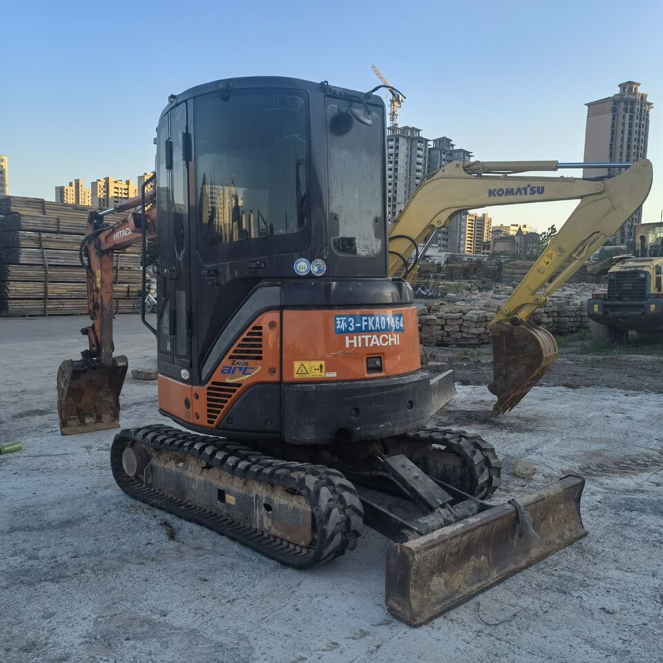 2024 Hitachi ZX30U-2 mini excavator, front three-quarter view
