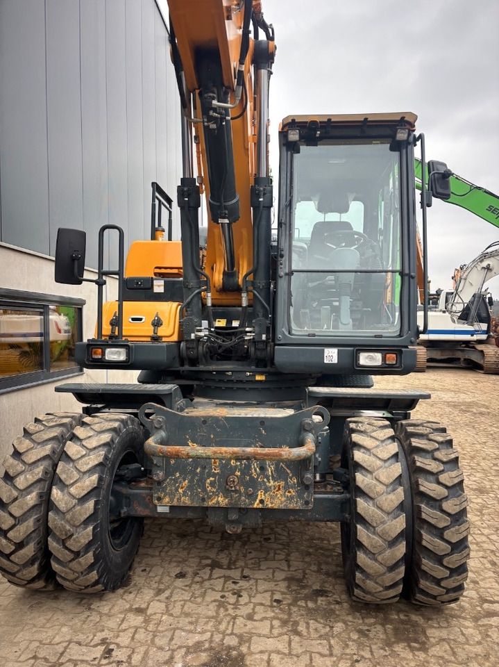 2020 Hyundai HW180 wheel excavator, front view