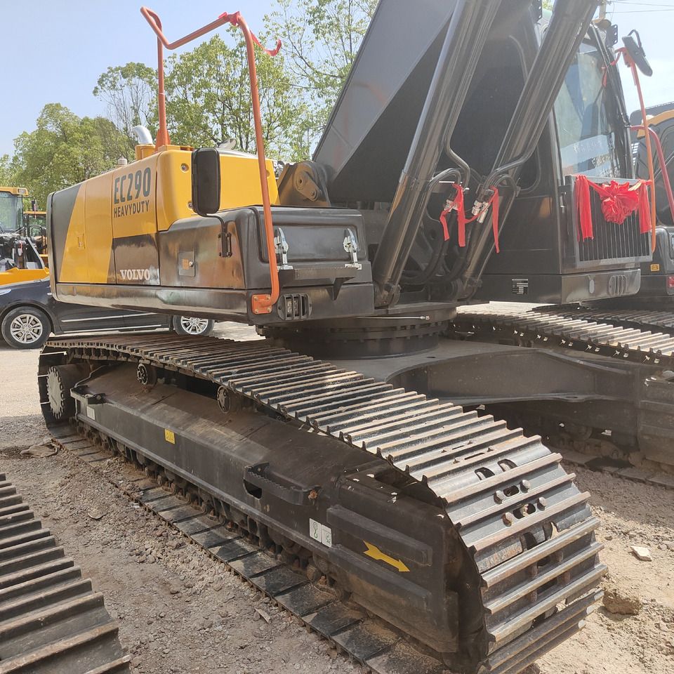 2024 Volvo EC290 crawler excavator, rear three-quarter view