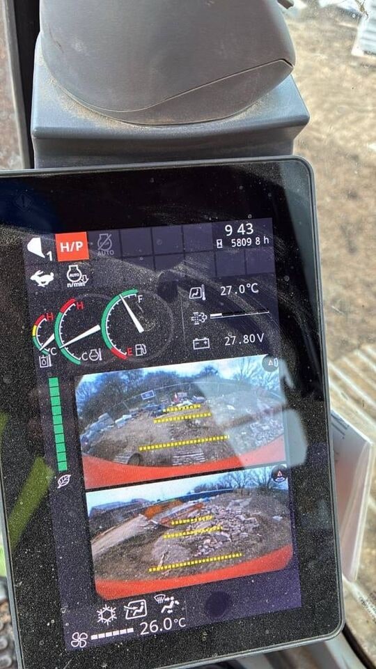 2015 Hitachi ZX130 LC N-7 crawler excavator interior monitor display 2015 Hitachi ZX130 LC N-7 crawler excavator interior monitor display