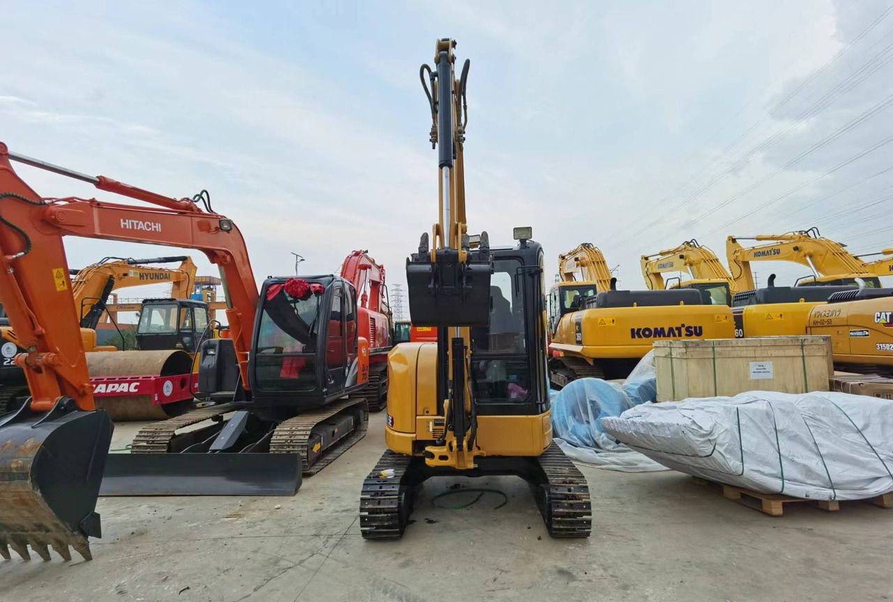 2023 Caterpillar 303.5E mini excavator, rear view 2023 Caterpillar 303.5E mini excavator, rear view