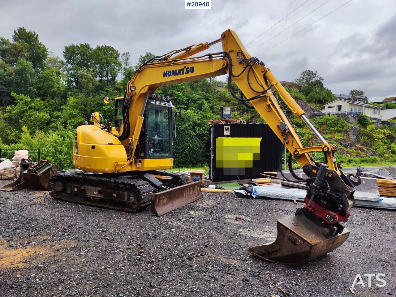 2017 Komatsu PC78US-10 crawler excavator side view 2017 Komatsu PC78US-10 crawler excavator side view