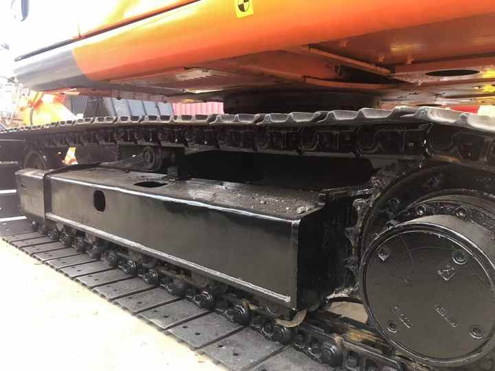 Hitachi ZX70 crawler excavator undercarriage view