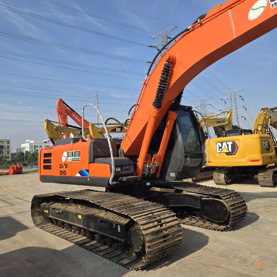 2022 Hitachi Zaxis 210 crawler excavator, side view