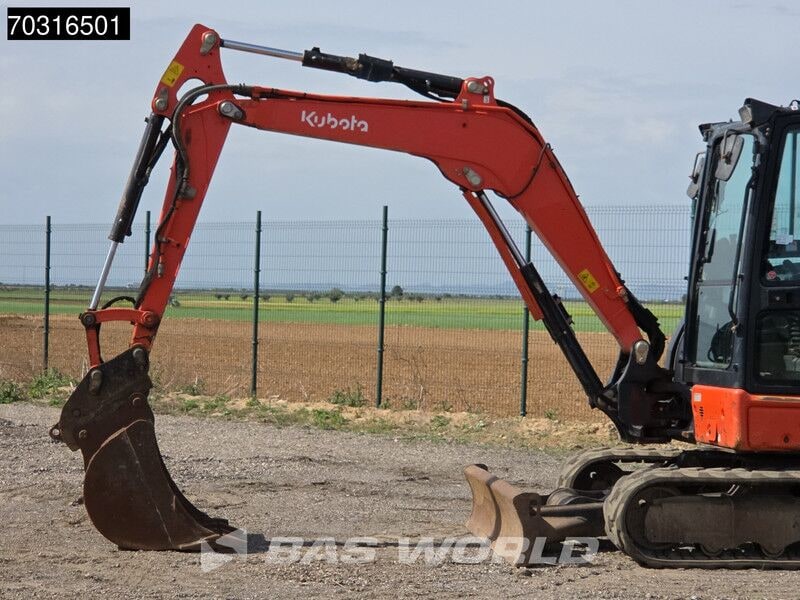 2020 Kubota U50-5 mini excavator, side profile view