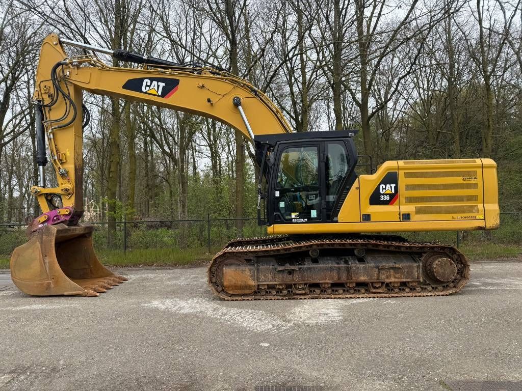2019 Caterpillar 336 crawler excavator side view 2019 Caterpillar 336 crawler excavator side view