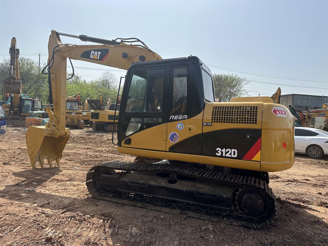 2020 Caterpillar 312D crawler excavator, side view 2020 Caterpillar 312D crawler excavator, side view