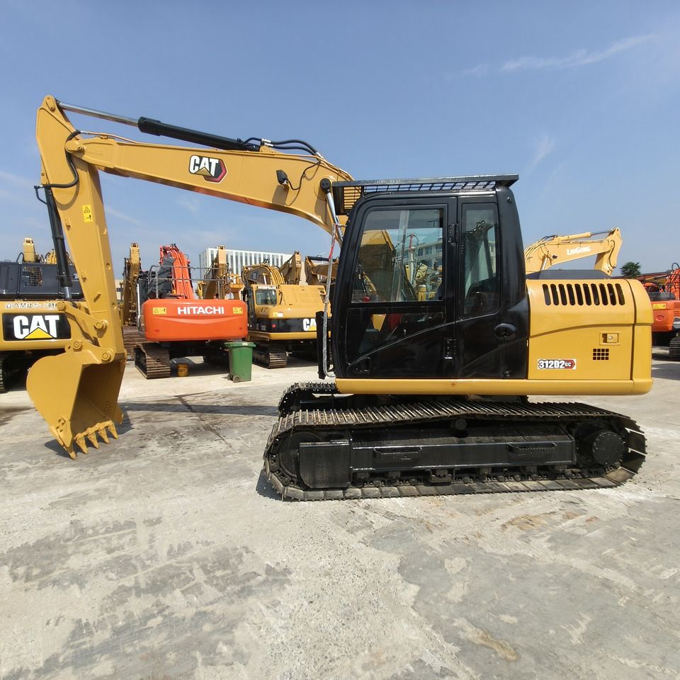 2022 Caterpillar 312D2 GC crawler excavator, side profile view