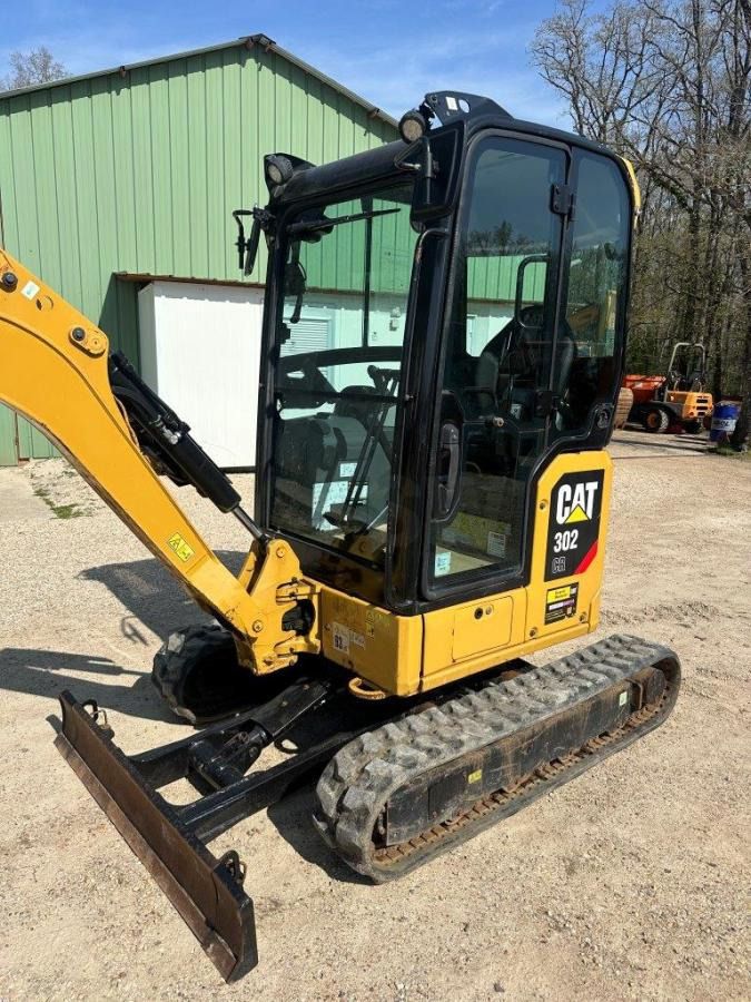 2019 Caterpillar 302 NG mini excavator, side view 2019 Caterpillar 302 NG mini excavator, side view