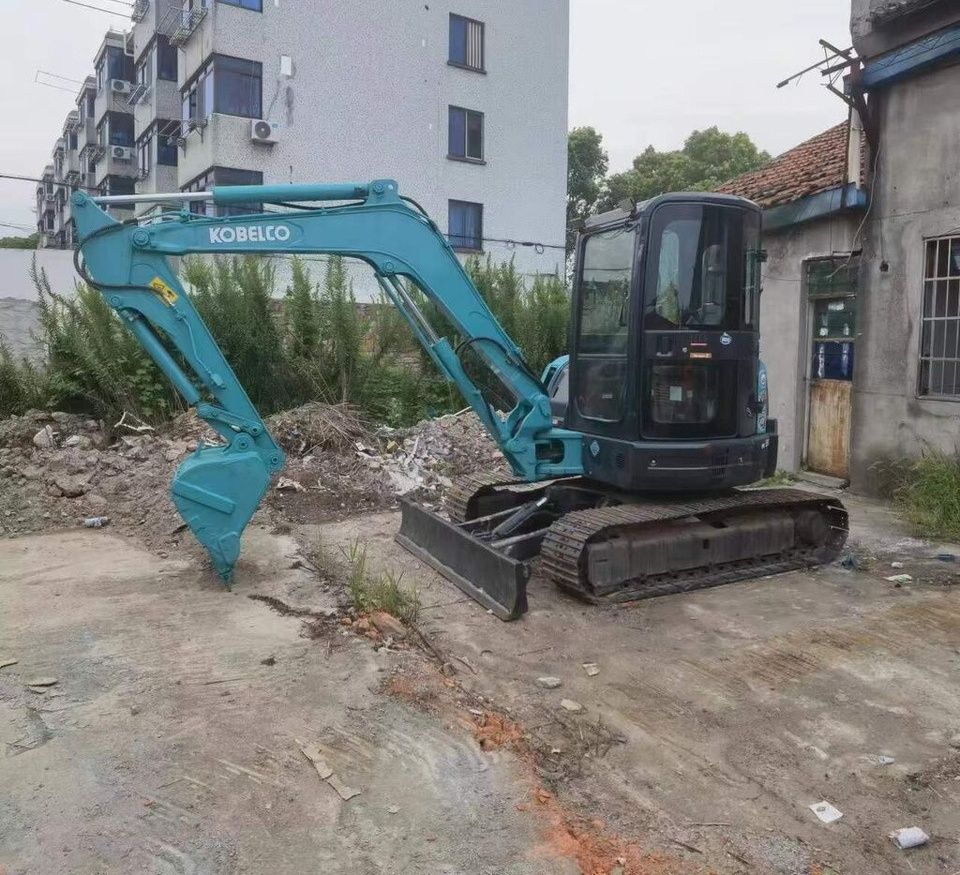 2018 Kobelco SK55 crawler excavator, side profile view 2018 Kobelco SK55 crawler excavator, side profile view