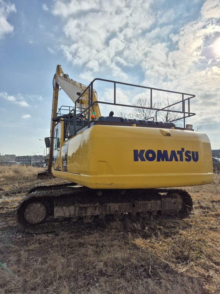 2015 Komatsu PC360LC-10 crawler excavator, rear three-quarter view