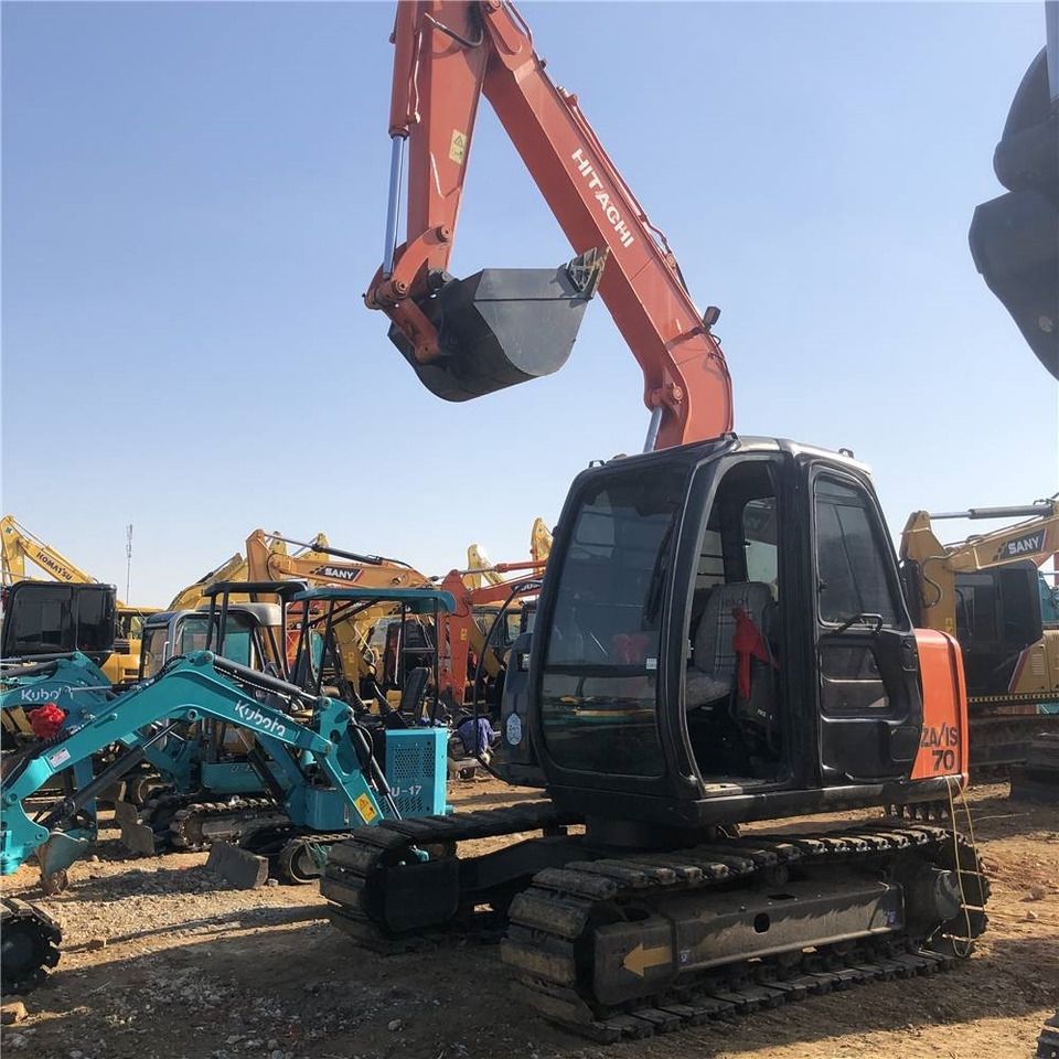 2023 Hitachi ZX70-5A mini excavator, side view 2023 Hitachi ZX70-5A mini excavator, side view