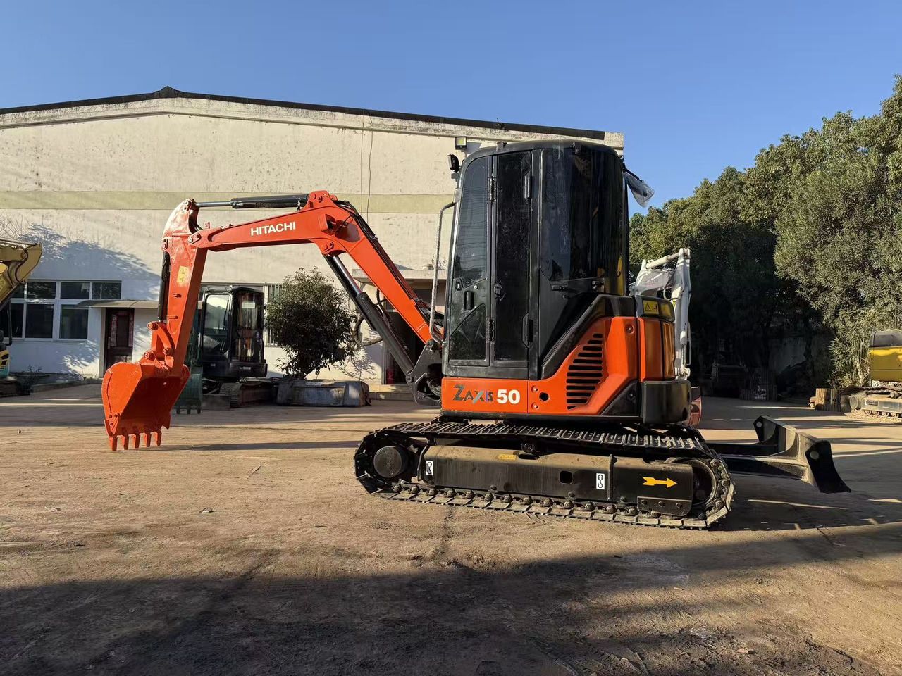 2021 Hitachi Zaxis 50 mini excavator, side view 2021 Hitachi Zaxis 50 mini excavator, side view
