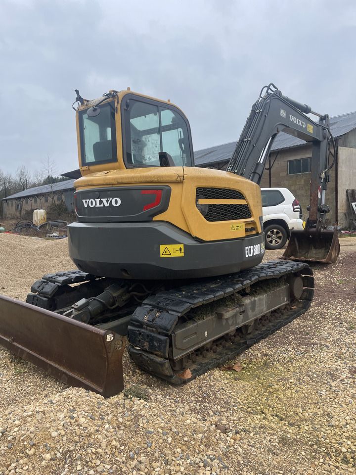 2014 Volvo ECR88D crawler excavator, rear three-quarter view 2014 Volvo ECR88D crawler excavator, rear three-quarter view