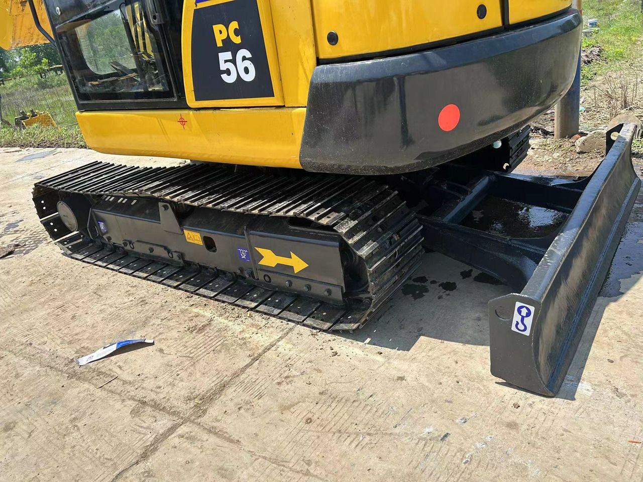 2023 Komatsu PC 56-7 crawler excavator lower side view