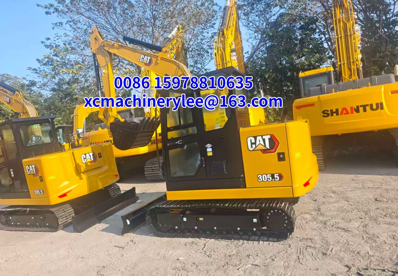 2025 Caterpillar 305.5 mini excavator, side profile view 2025 Caterpillar 305.5 mini excavator, side profile view